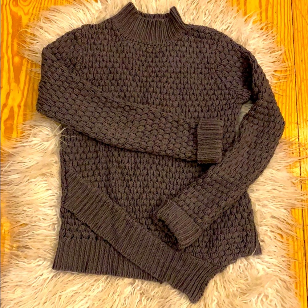 Element Eden Grey Chunky Knit Sweater